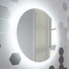 Круглое настенное зеркало 100 см со светодиодной LED-подсветкой Балтазар 